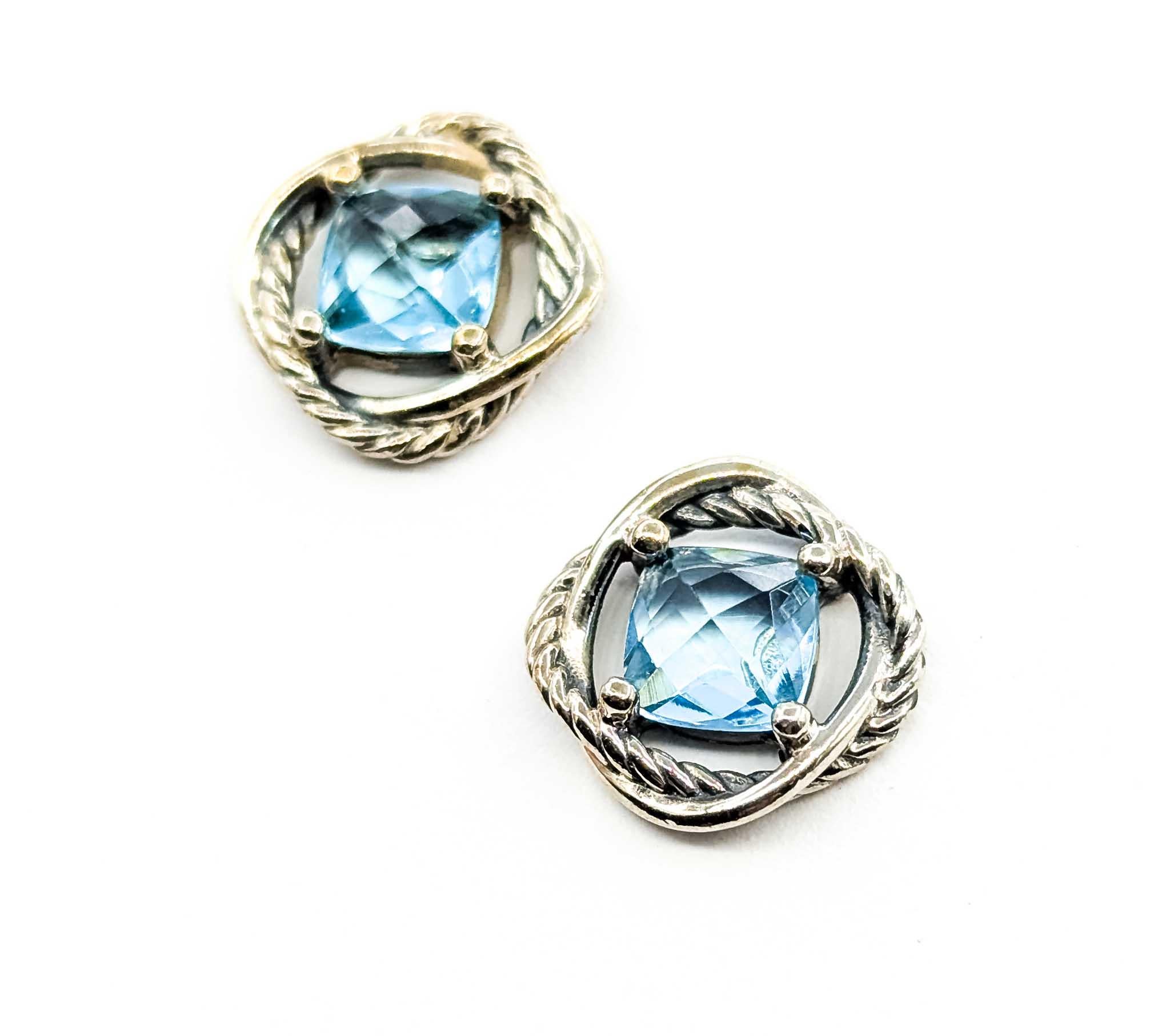 Timeless Elegance: Topaz Sterling Silver Earrings

Introducing these exquisite designer fashion earrings crafted in sterling silver by David Yurman. The earrings feature stunning topaz gemstones, known for their captivating beauty and timeless