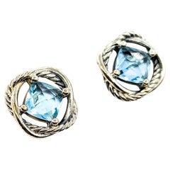 Timeless Elegance: Topaz Sterling Silver Earrings