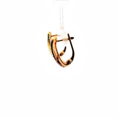 Zeitlose Gold-Diamant-Ohrstecker für sie