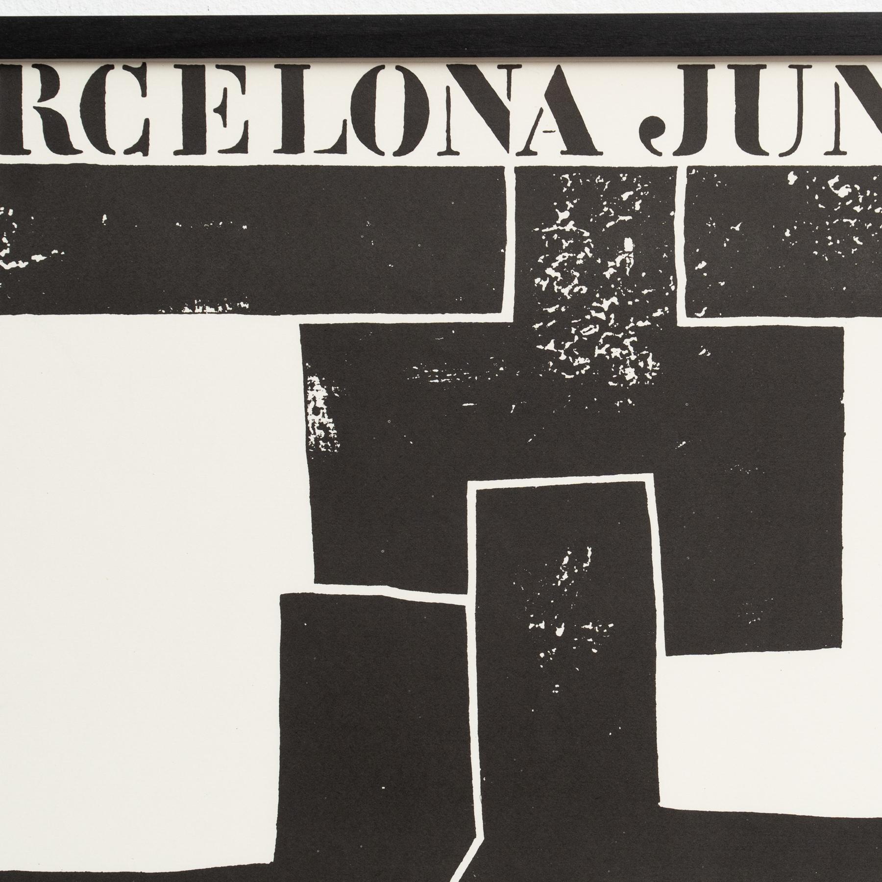 Legado intemporal: El cartel histórico original de Eduardo Chillida para la Sala Gaspar Español en venta