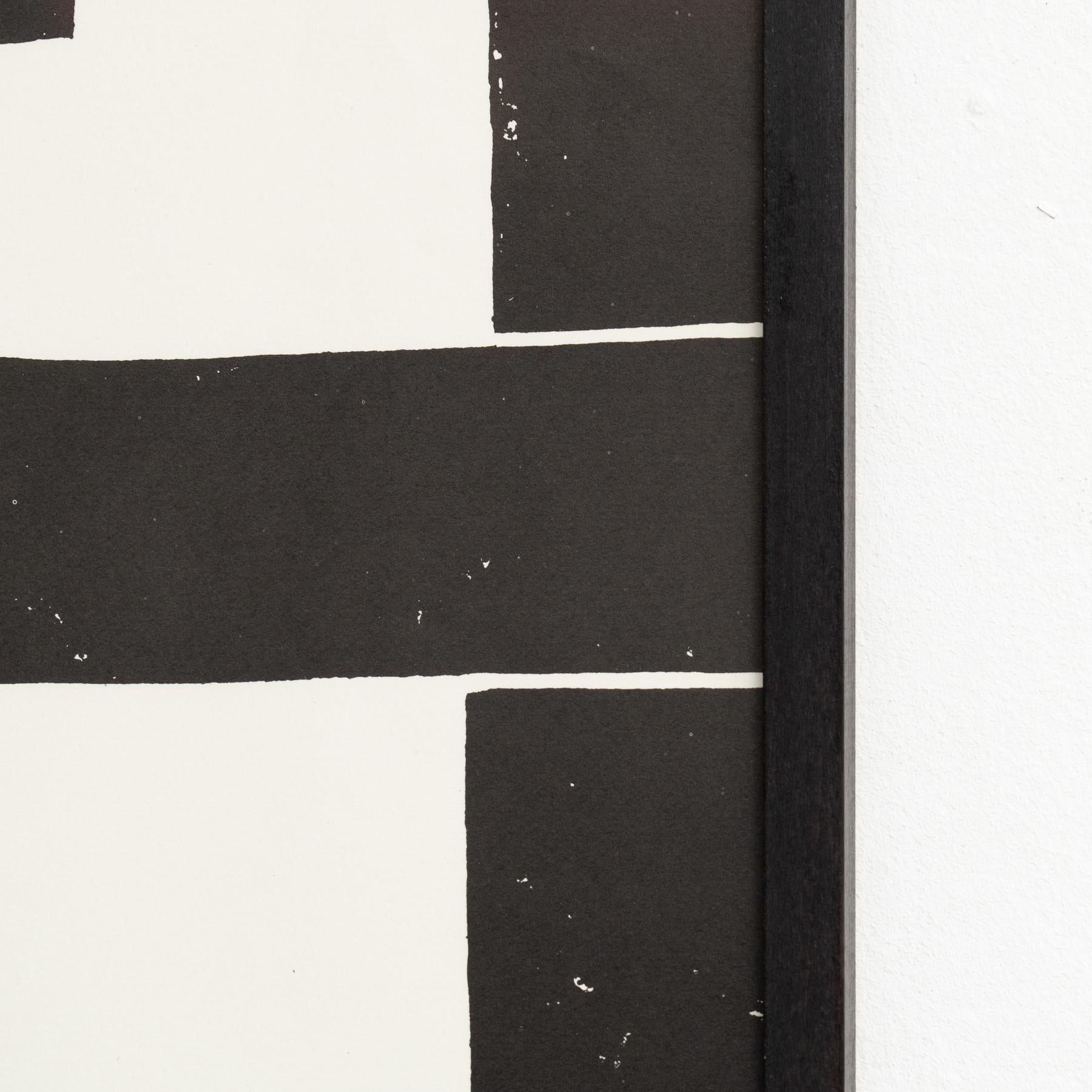 Legado intemporal: El cartel histórico original de Eduardo Chillida para la Sala Gaspar Papel en venta