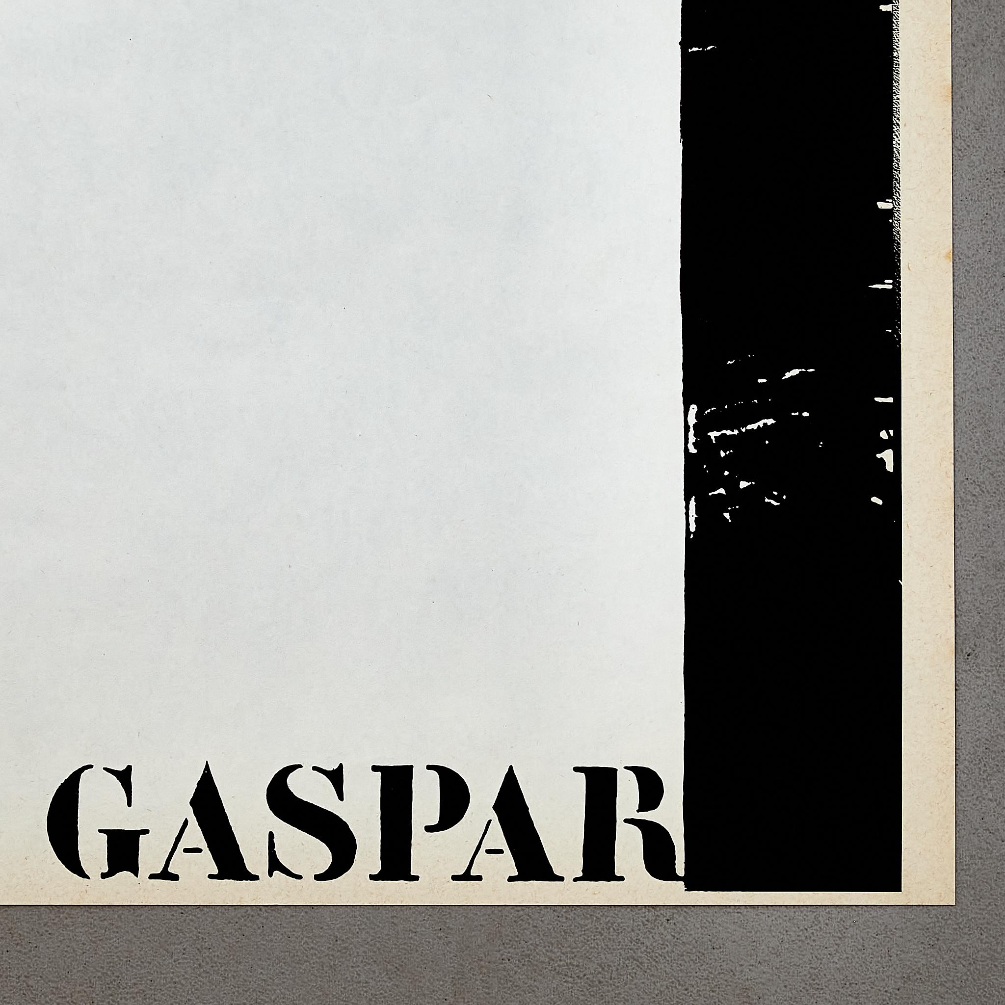 Timeless Legacy: Eduardo Chillida's Original Historic Poster for Sala Gaspar For Sale 1