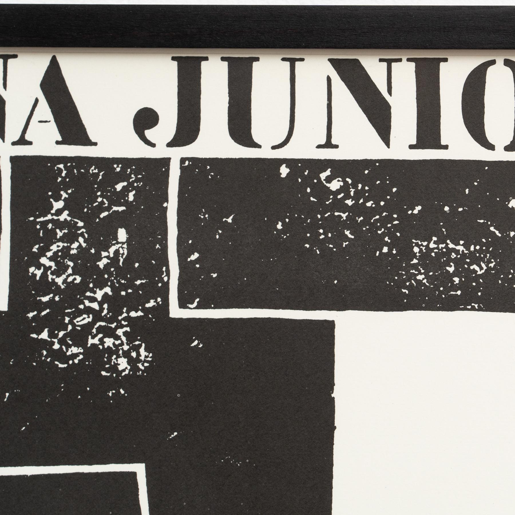 Legado intemporal: El cartel histórico original de Eduardo Chillida para la Sala Gaspar en venta 1