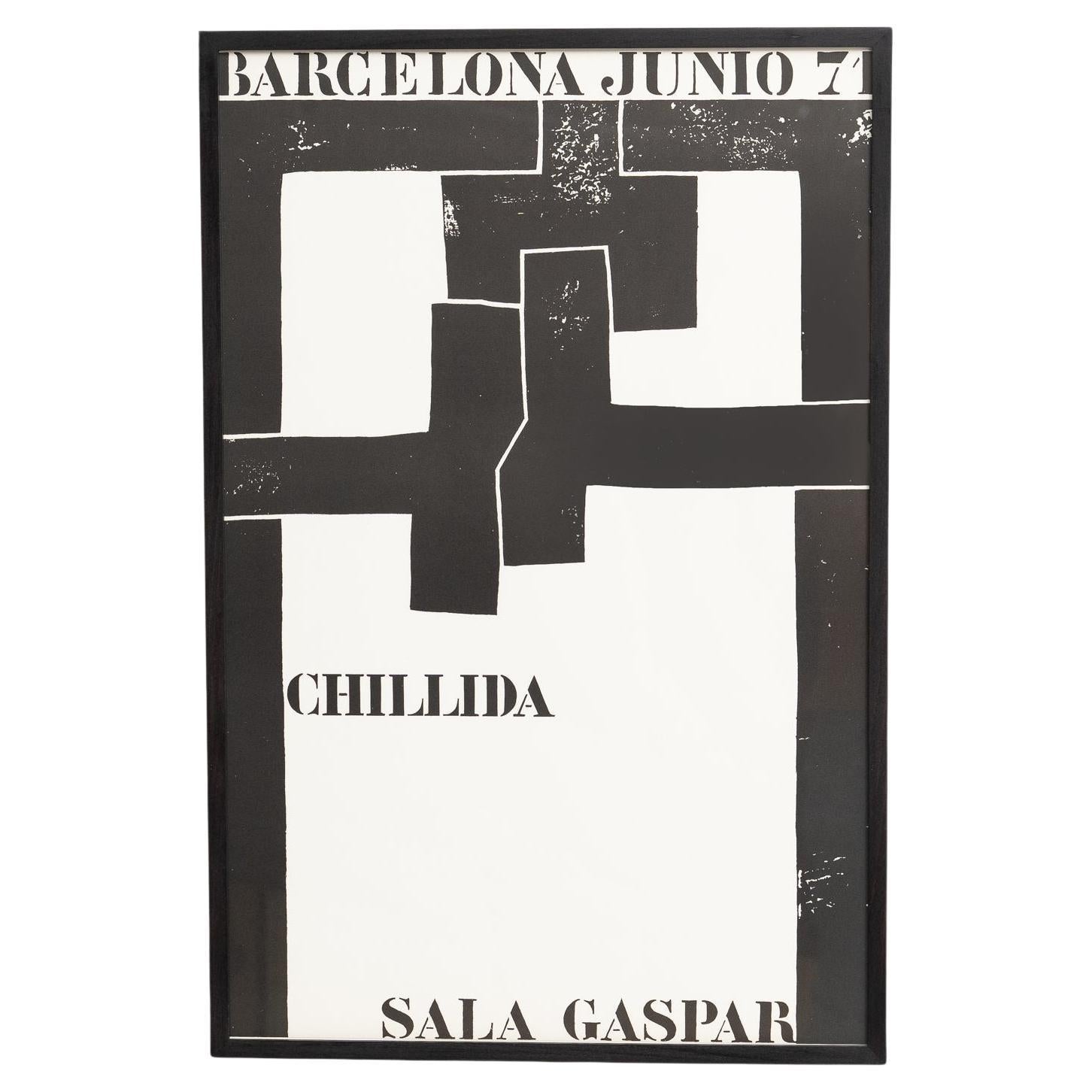Legado intemporal: El cartel histórico original de Eduardo Chillida para la Sala Gaspar