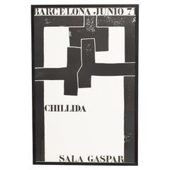Legado intemporal: El cartel histórico original de Eduardo Chillida para la Sala Gaspar