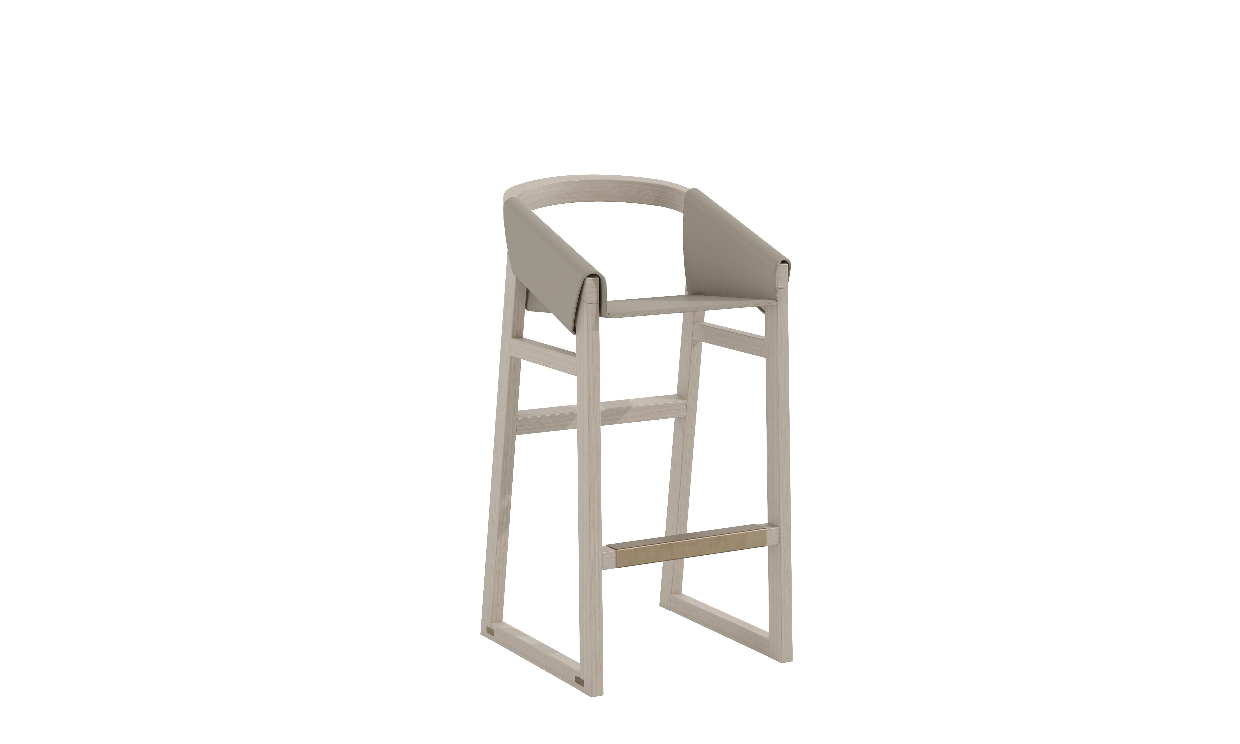 TIMELESS Moderner Barhocker (Gebürstet) im Angebot
