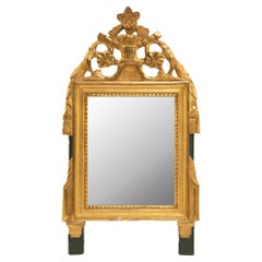 Antique Timeless Reflections: 19th Century Neoclassical Giltwood Mirror