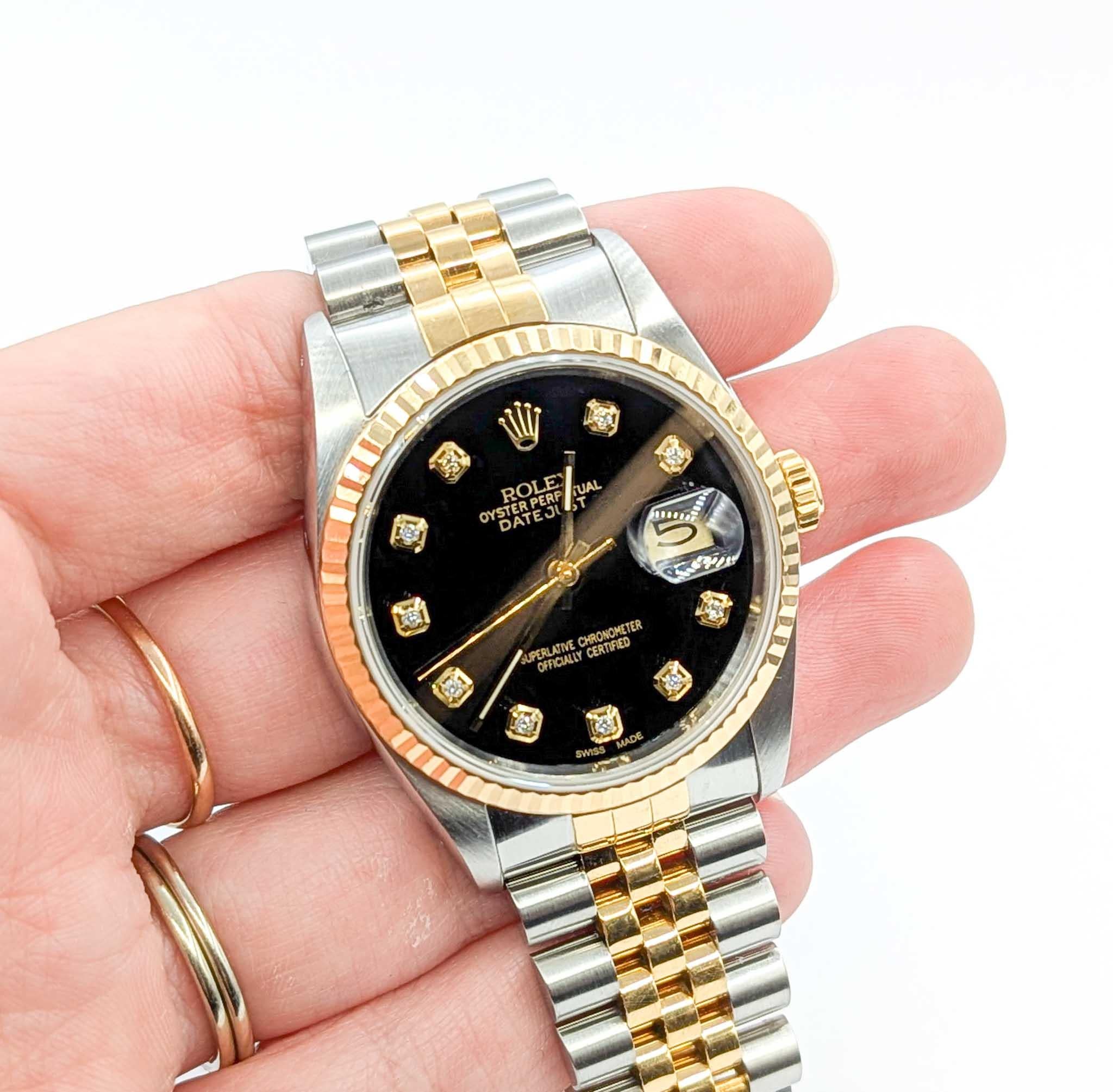 Modernista Rolex Oyster Perpetual Datejust 16233 (1989) senza tempo in vendita