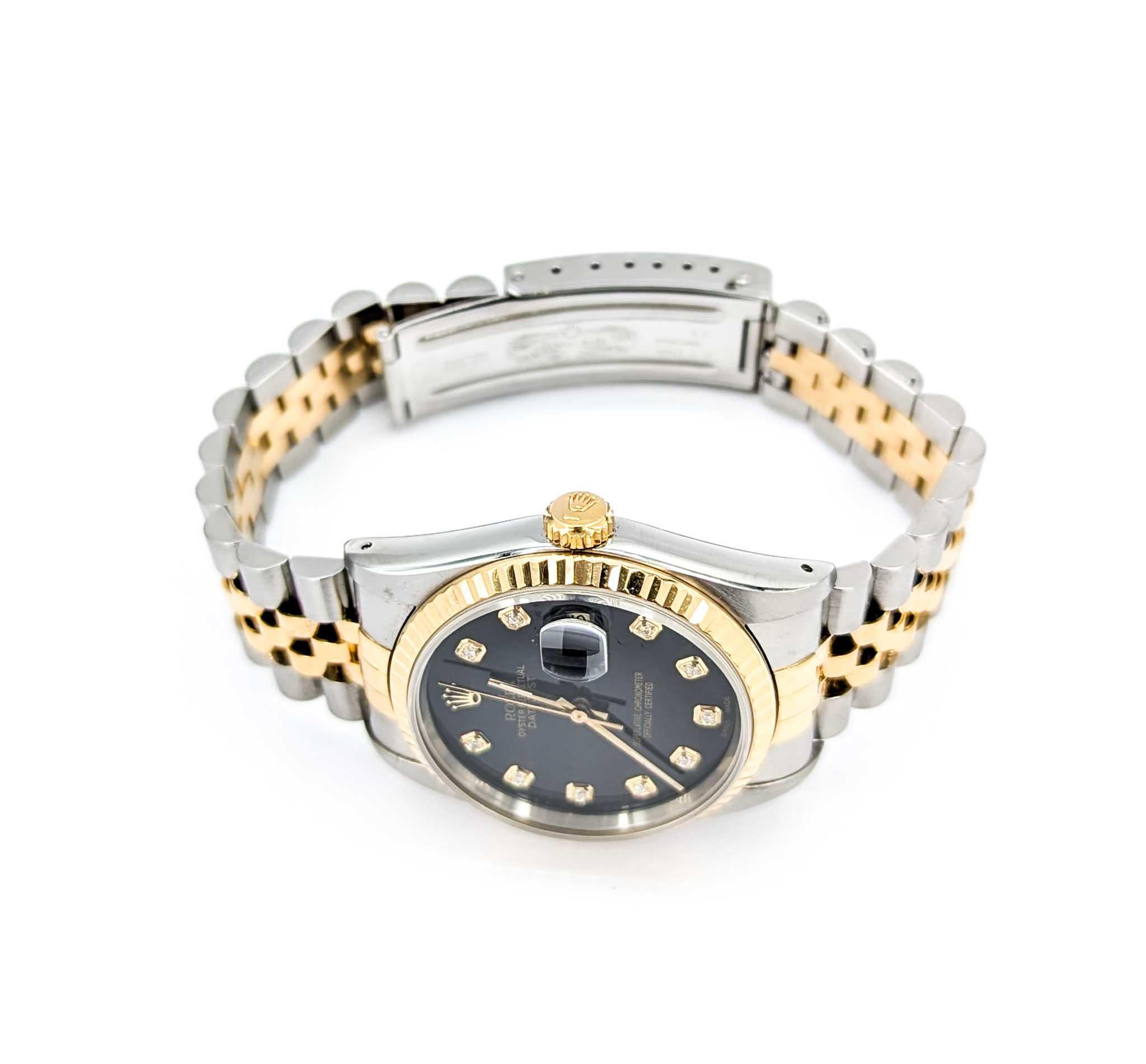Rolex Oyster Perpetual Datejust 16233 (1989) senza tempo In condizioni ottime in vendita a Bloomington, MN