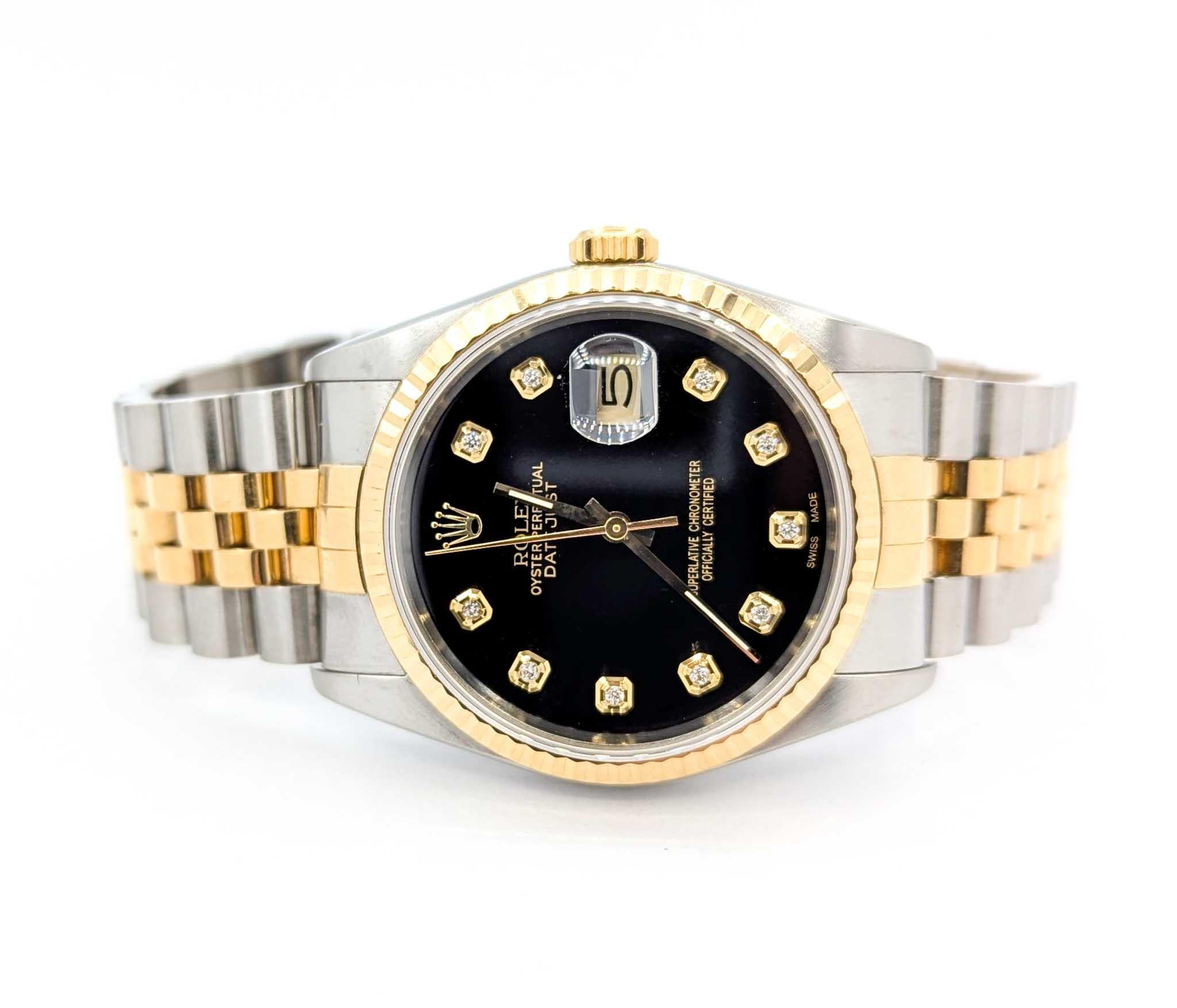 Uomo Rolex Oyster Perpetual Datejust 16233 (1989) senza tempo in vendita