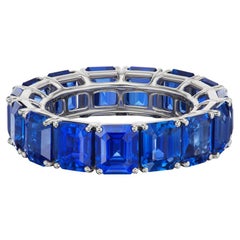 Eternity Band mit zeitlosem Saphir