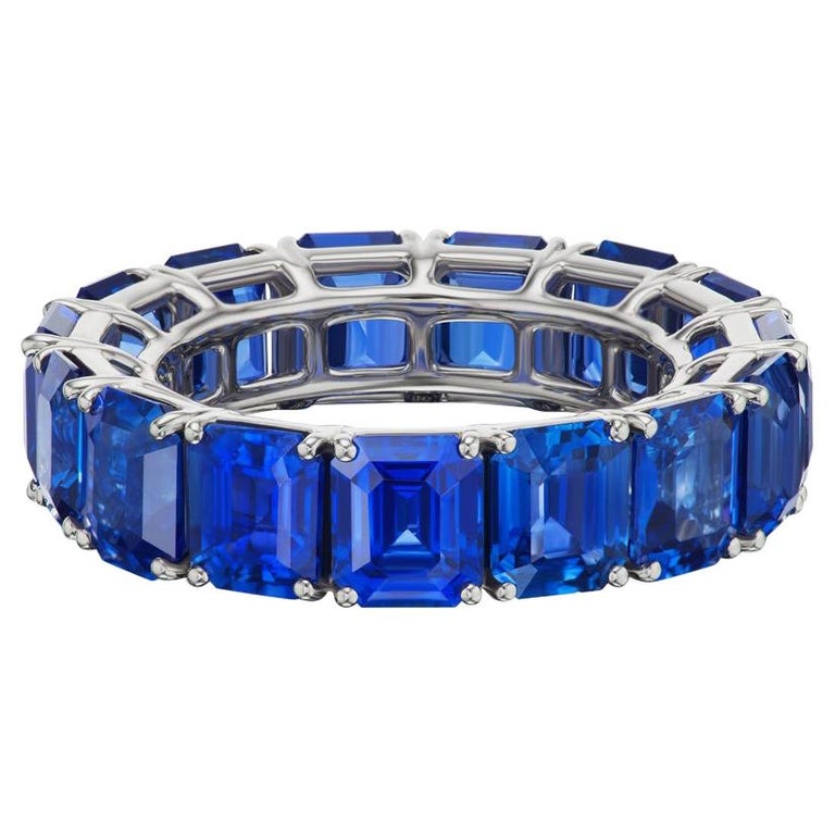 Timeless Sapphire Eternity Band at 1stDibs
