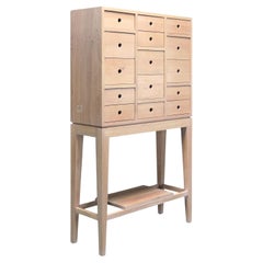 Timeless Solid Oak Cabinet Featuring Practical Storage Space