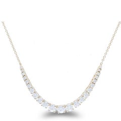 Timeless Tennis 1.65 Carat Diamond Necklace in 14K Rose Gold