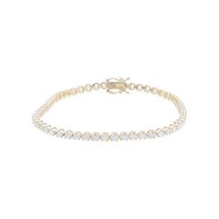 Bracelet de tennis Timeless en or jaune 14K et diamants (2,3ct)