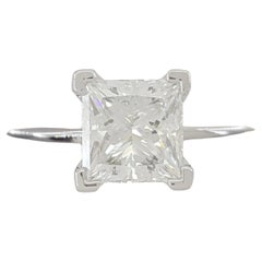 Timeless Tiffany & Co. Princess Cut Solitaire Diamond Ring