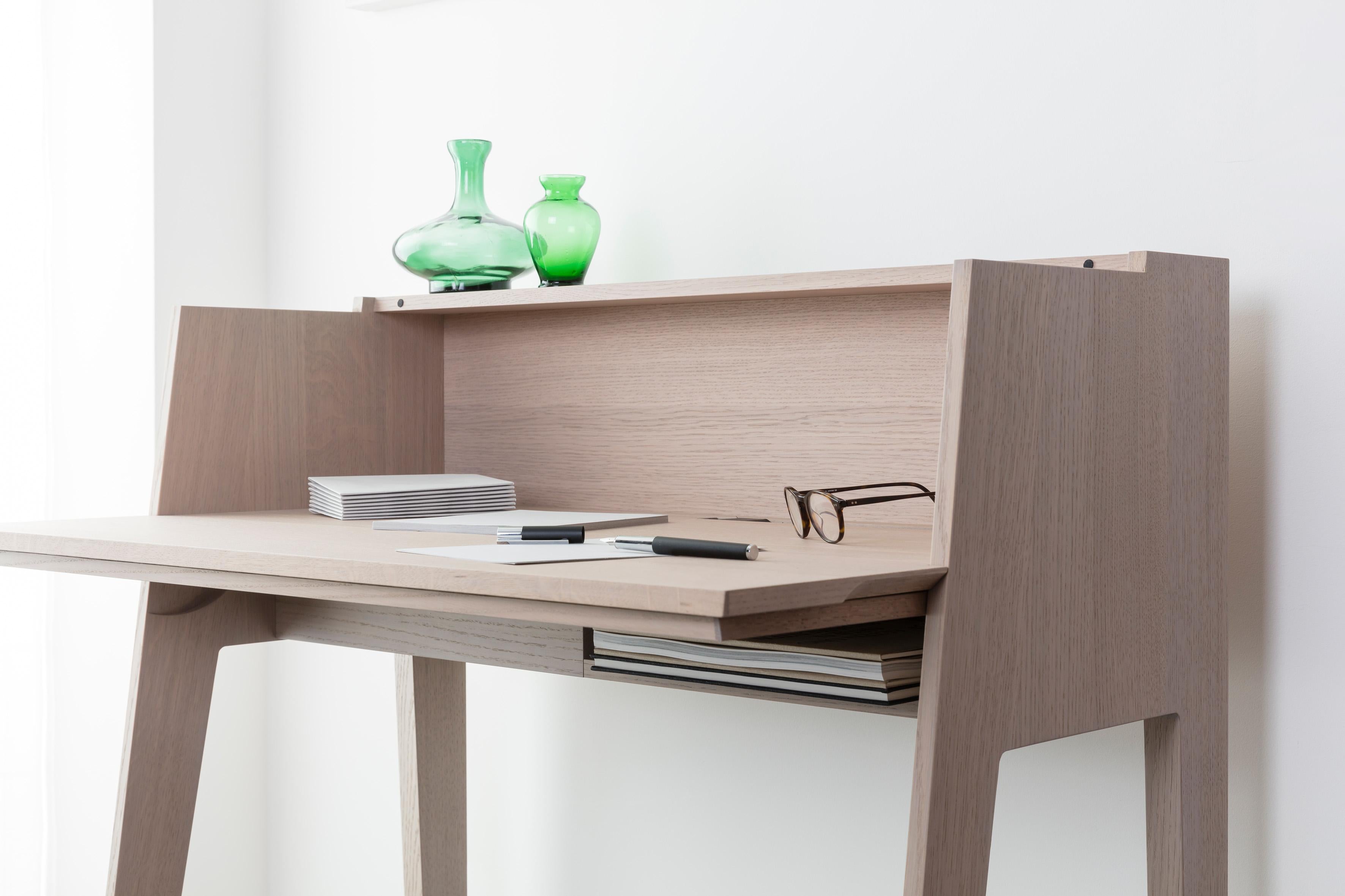 Timeless Writing Desk 'At-At by Tomoko Azumi' with Storage, Swiss Made For Sale 1