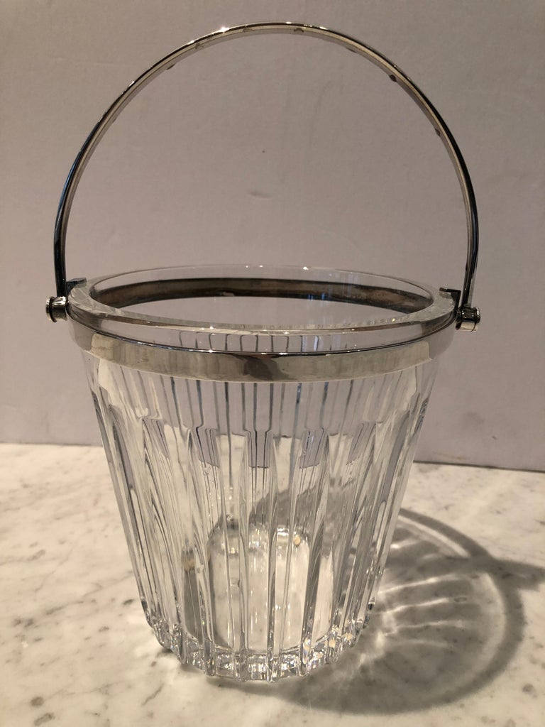 Timelessly Elegant Baccarat Ice Bucket at 1stDibs