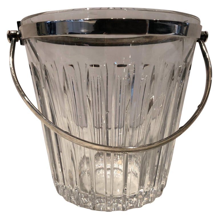 Timelessly Elegant Baccarat Ice Bucket at 1stDibs