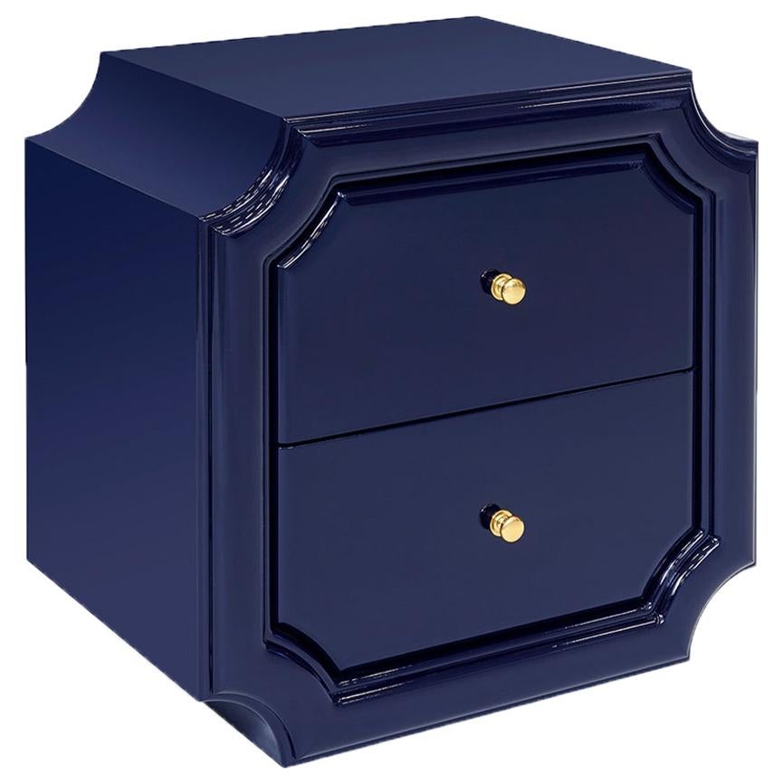 Timeo Blue Side Table For Sale