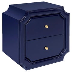 Timeo Blue Side Table