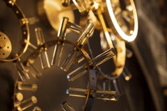 TIMEPIECE Illuminated wall sculpture, handcrafted in Italy by Baroncelli