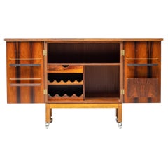 "Times" Extendable Bar Cabinet by Torbjørn Afdal in Rosewood