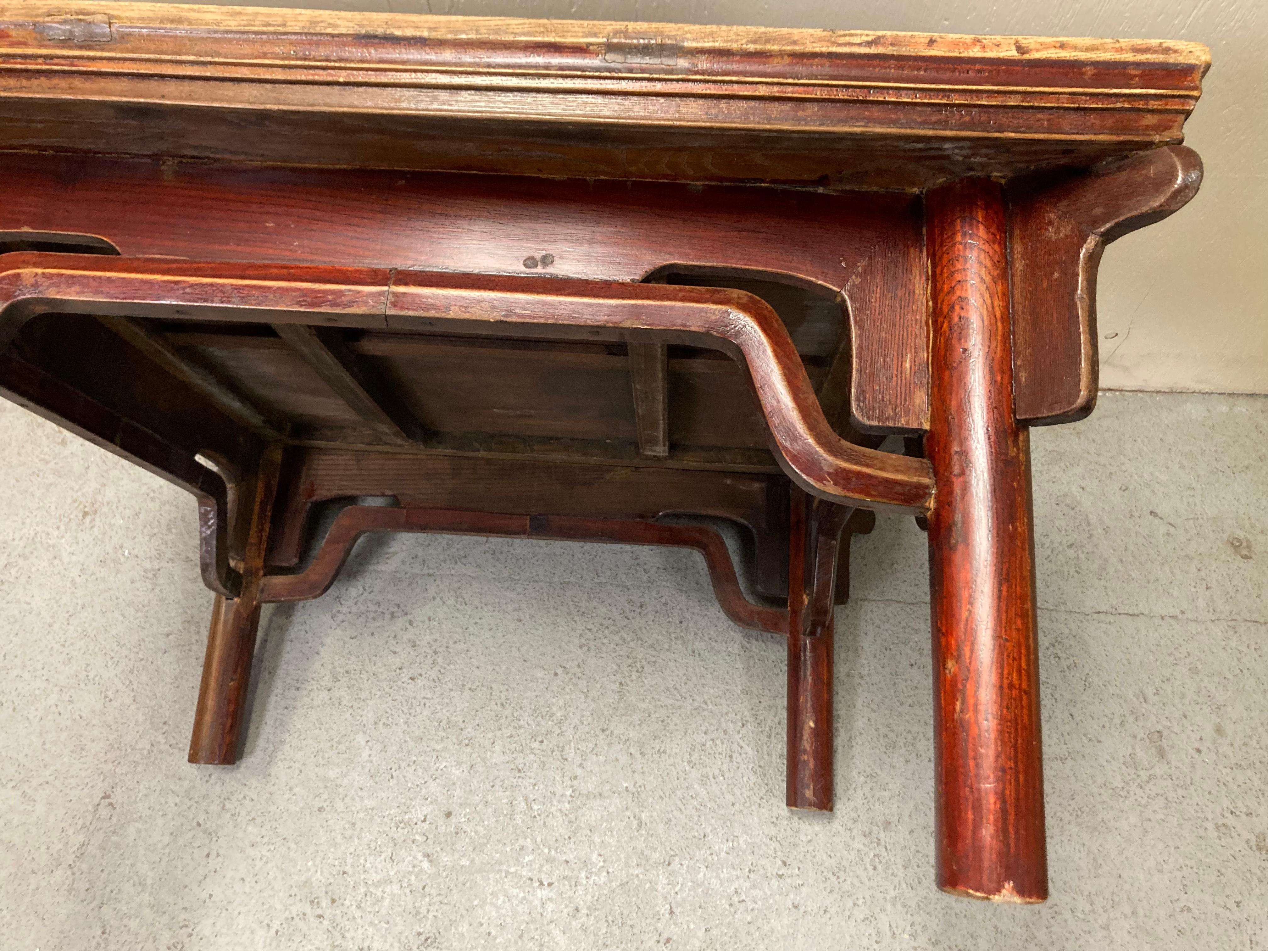 20th Century Timeworn Chinese Eight Immortals Table For Sale