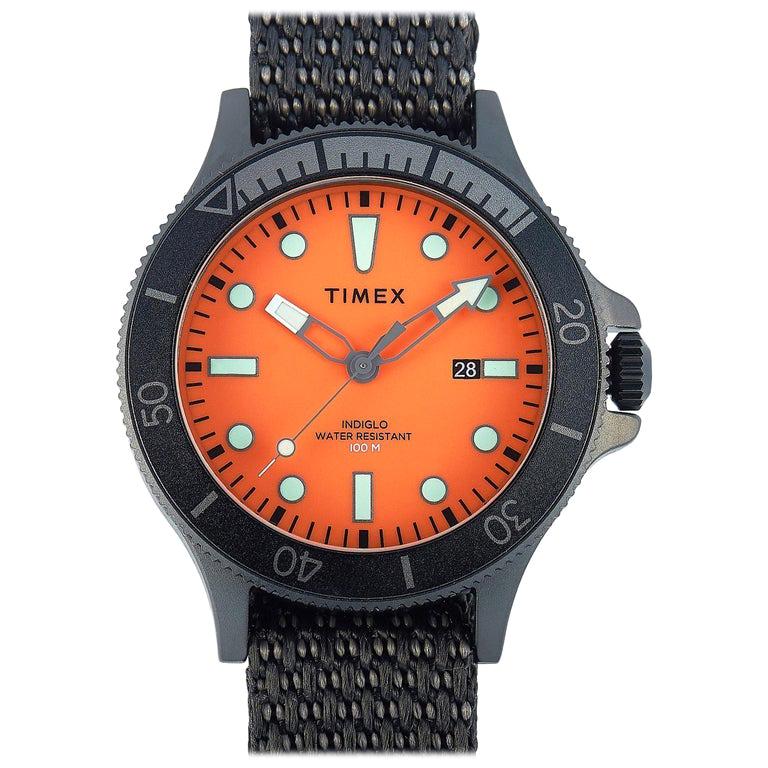 Timex Allied Coastline Orange Dial Watch TW2T30200 at 1stDibs orange