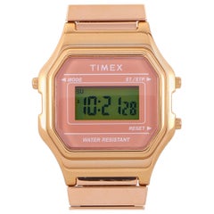 Timex Digital Mini Rose Gold- Tone Watch TW2T48100