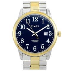 Timex Easy Reader Date Blue Dial Watch TW2R58500