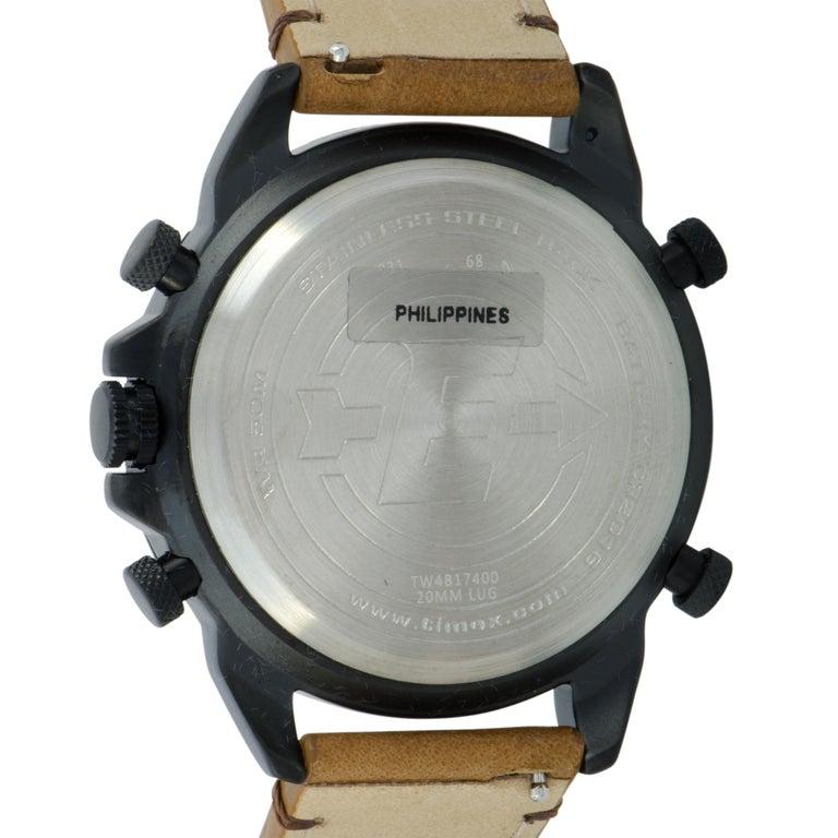 Timex T49963 Orologio da Polso al Quarzo, Analogico, Unisex, Pelle, Beige/Marrone Timex T49963 Orologio da Polso al Quarzo, Analogico, Unisex, Pelle, Beige/Marrone