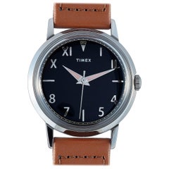 Timex Marlin California Dial Japan Limited Edition Black Dial Watch TW2U19700