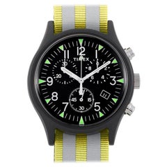 Timex MK1 Aluminum Chronograph Reflective Strap Watch TW2R81400