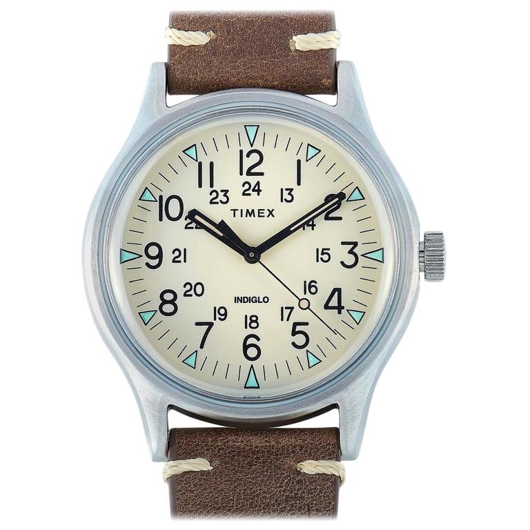 Timex MK1 Brown Leather Watch TW2R96800