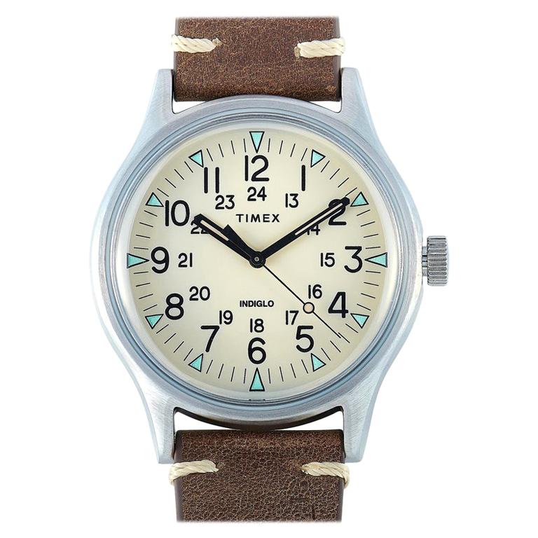 Timex MK1 Brown Leather Watch TW2R96800