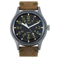 Montre Timex MK1 Olive en acier inoxydable et bronze doré TW2R97000