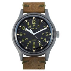 Timex MK1 Stainless Steel Gunmetal Olive Watch TW2R97000