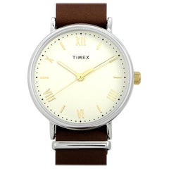 Timex Southview Brown Leather Watch TW2R80400