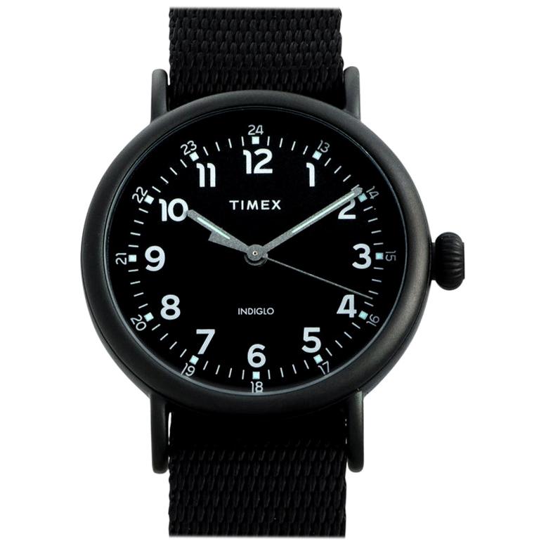 Timex Standard Black Fabric Strap Watch TW2T20800