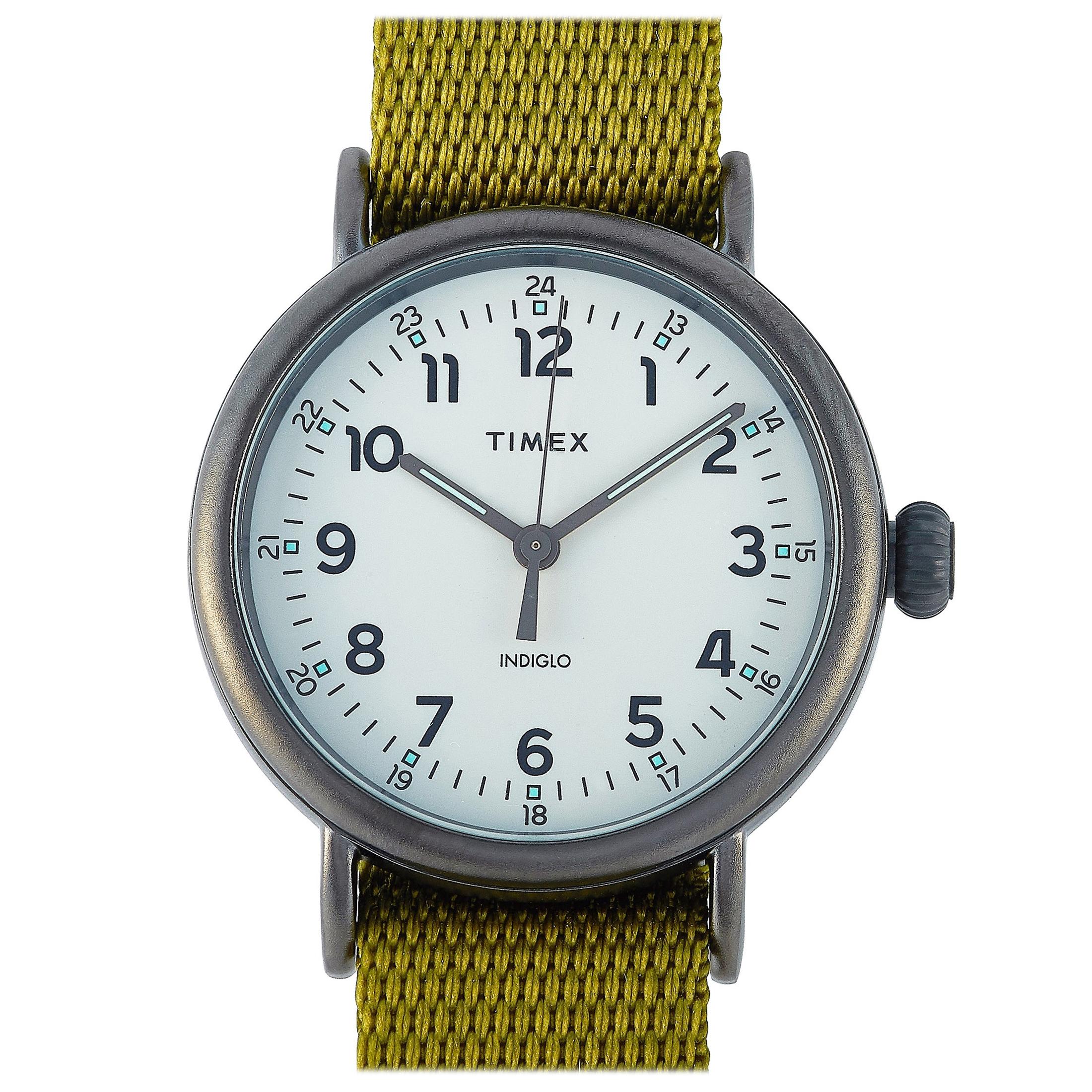 timex green strap