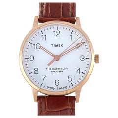 Timex Waterbury Classic Leather Band Watch TW2R72500
