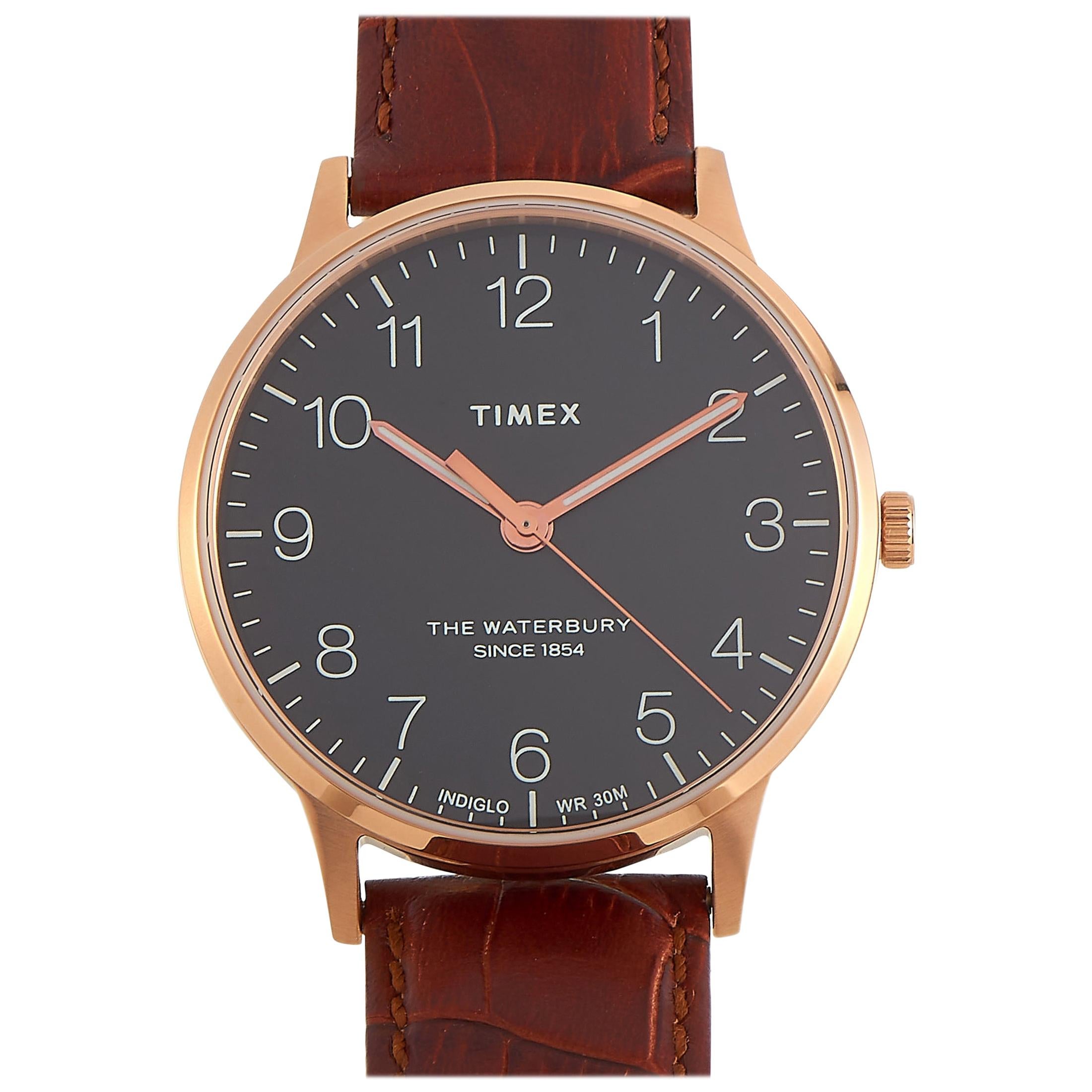 Timex Waterbury Classic Stainless Steel Watch TW2R71400 For Sale