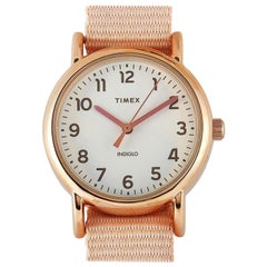 Timex Weekender Gold-Tone Pink Watch TW2R59900