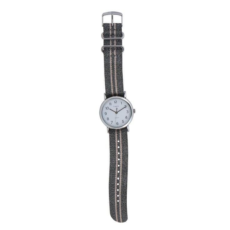 Uhr TW2R92200 Weekender mit grauem Metallic-Riemen im Zustand „Neu“ im Angebot in Southhampton, PA