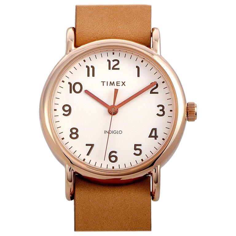 Timex Weekender Roségold-Ton-Uhr TW2R59600-A im Angebot