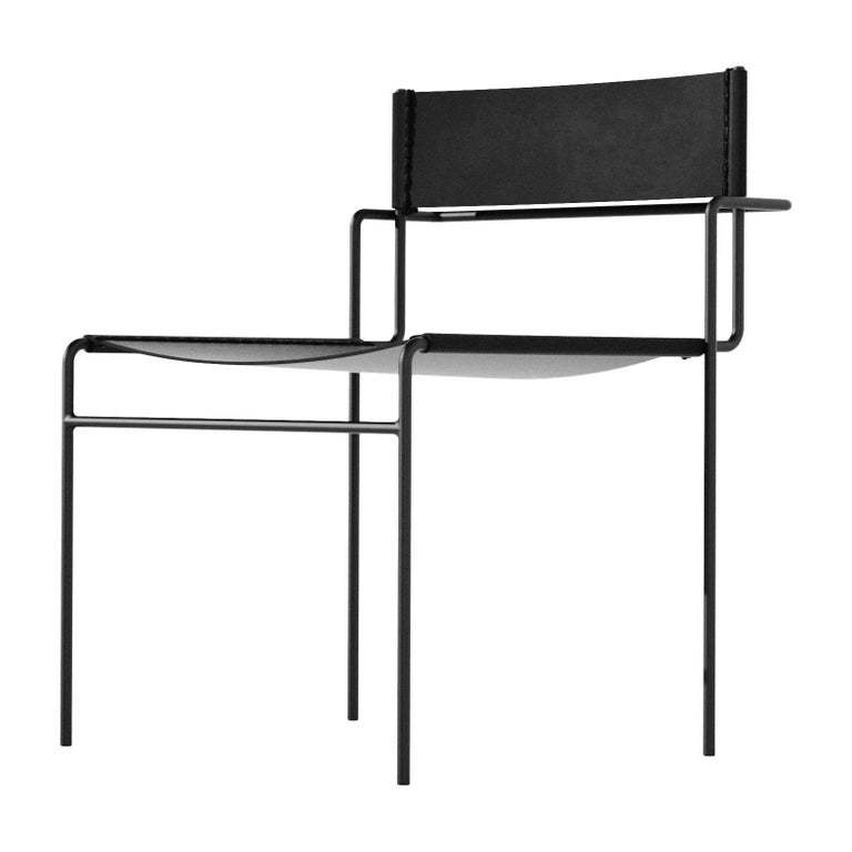 Tímida Armchair in Leather and Steel by Pedro Paulo-Venzon, 2013 1