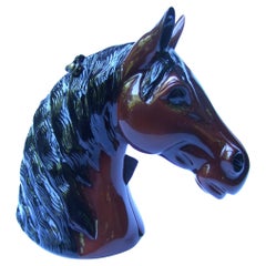 Timmy Woods Beverly Hills Borsa a tracolla in legno e smalto fatta a mano con equino c 2000