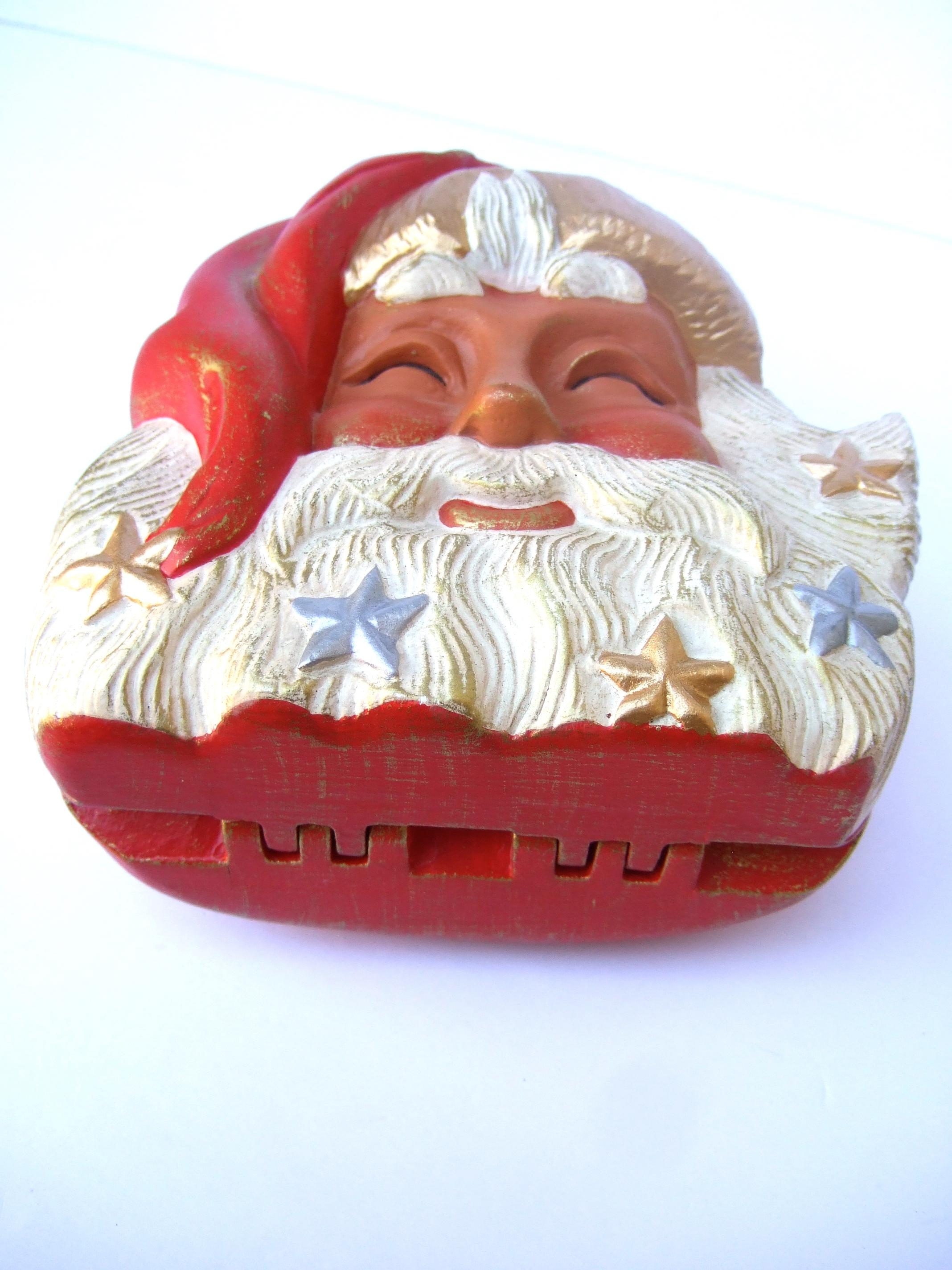 A.I.C. Woods Beverly Hills Sac à bandoulière pour le Père Noël, sculpté à la main, c. années 1990 en vente 5