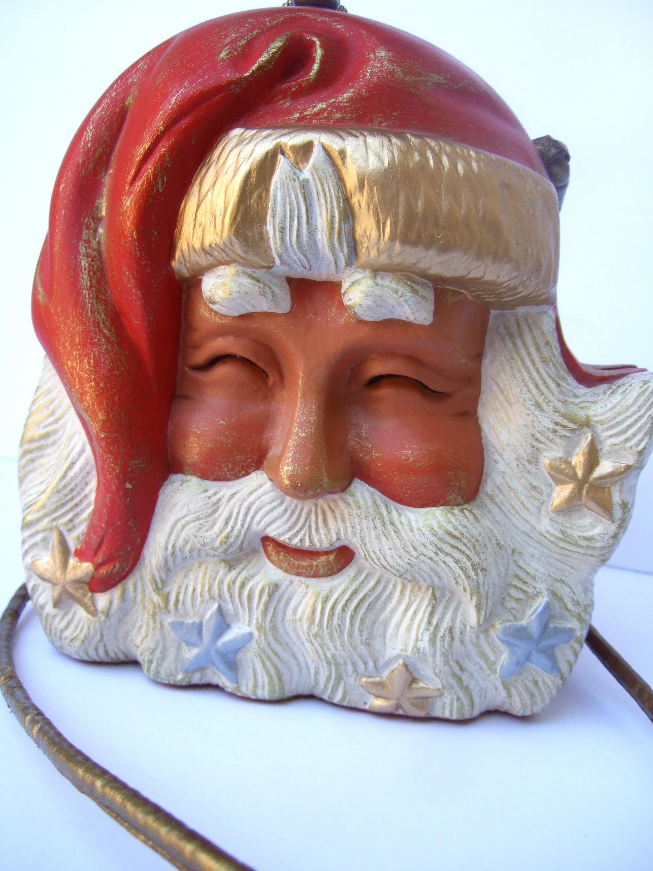 A.I.C. Woods Beverly Hills Sac à bandoulière pour le Père Noël, sculpté à la main, c. années 1990 en vente 2